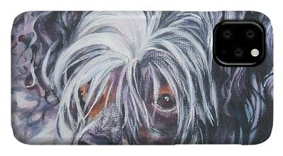 Chinese Crested iphone case by Lee Ann Shepard