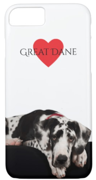Great Dane Puppy Phone Case