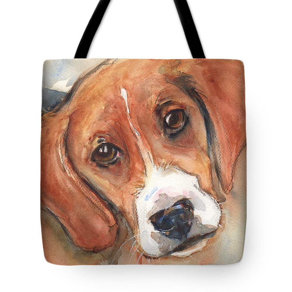 Beagle tote by Marias Watercolor